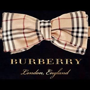 🎁TB HOLIDAY 26’🎁🔥🆕💯CLASSIC NOVA CHECK✨AUTHENTIC ICON BURBERRY SELF TIE BOW TIE🔥